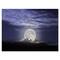 Designart - Full Moon Rising In A Cloudy Night - Nautical & Coastal Canvas Wall Art Print